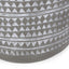 Outdoor Side Table With Cylindrical Shape - White
