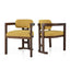 Stylish Indoor Upholstered Wood Dining Chair (Set of 2)
