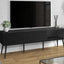 TV Stand, Media Entertainment Center, Storage Cabinet, Console, Storage Shelves, Bedroom, Living Room, Contemporary, Modern - Black