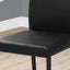 Dining Chair Side Upholstered, For Dining Room (Set of 2) - Black