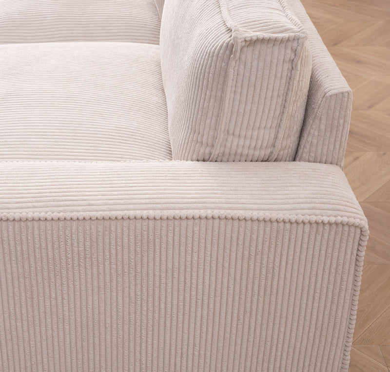 Luxe - Sofa With Sleek Design, Spacious And Comfortable 3 Seater Couch