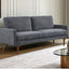 Sofa, European Style With Sleek Design, Modern & Vintage Flair, Upholstered 3 Seater Couch