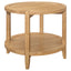 Isbell - Round Table With Storage Shelf