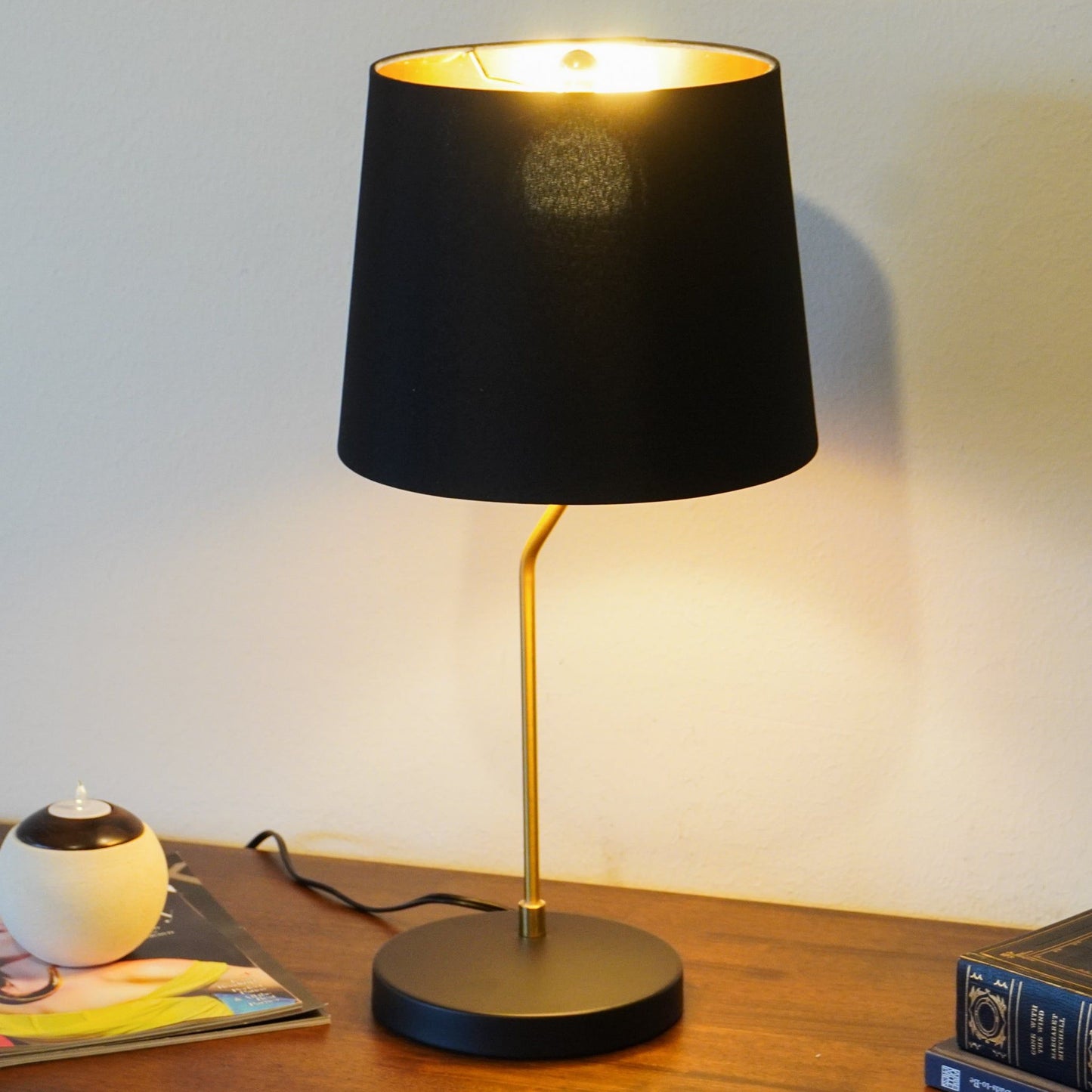 Desk Lamp For Bedside And Table Use - Black