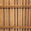 Outdoor Dining Table With Slatted Top, Ideal For Patio