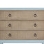 3 Drawers Hall Chest With Cane Fronts