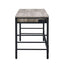 Disho - Weathered Writing Desk With USB - Oak