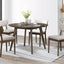 Rex - 60" Counter Height Table - Brown