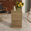 Aluminum Outdoor C - Shaped Side Table For Patio