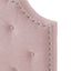 Flanner - Contemporary Fabric Upholstered Twin Headboard - Blush