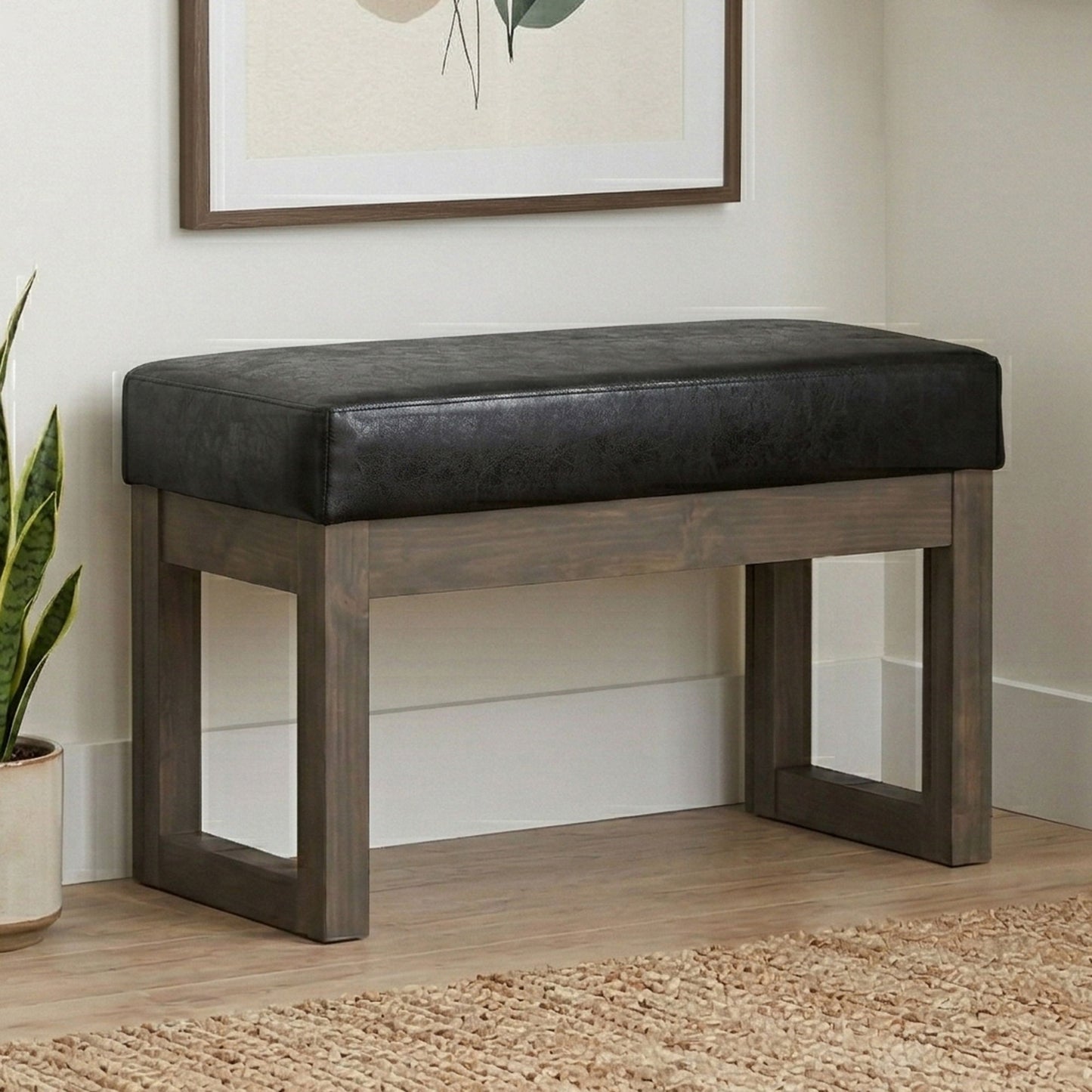 Milltown - Upholstered Ottoman Bench