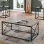 3 Pieces Table Set, Coffee, End, Side, Accent - Brown / Black