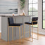 Fuji - Contemporary Design High Back Barstool