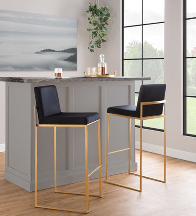 Fuji - Contemporary Design High Back Barstool