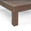 Oana Brava - Rustic Coffee Table With Slat Panel Design - Gray