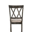 Claudia II - Weathered Side Chair (Set of 2) - Beige / Gray
