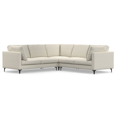 Ava - Mid Century Corner Sectional Sofa Handcrafted