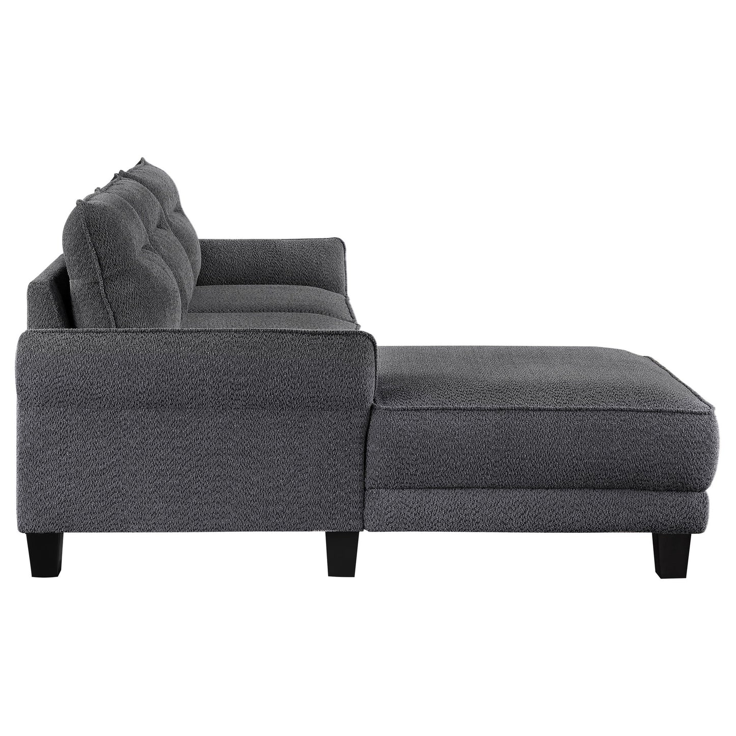 Verona - Loose Back Sectional Sofa - Gray