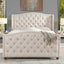 Marcella - Upholstered Shelter Headboard Bed Set
