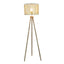 Brillo - 3 Legged Floor Lamp - Brown