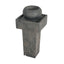 Minimalist Column Fountain With LED Lighting, Outdoor Decor For Patio, Porch And Garden - Gray