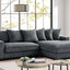 Luxe - Oversized 2 Piece Sectional Couches For Living Room, L Shaped Sofa With Chaise