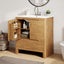 Softened Modern Bathroom Vanity With Sink