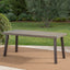 Acacia Wood Dining Table With Slat Design