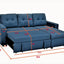 Convertible L Shaped Sectional Sleeper Sofa Bed, Saving Pull Out Couch