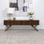 Stewart - TV Stand With Sliding Doors - Walnut