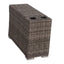 Wicker Outdoor Lounge Set With Cushions And Fire Pit