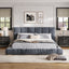 Upholstered Platform Bed Frame With Tufted Headboard