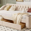 Upholstered Daybed With Storage Armrests And USB Port