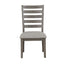 Side Dining Chair With Ladder Back (Set of 2) - Gray