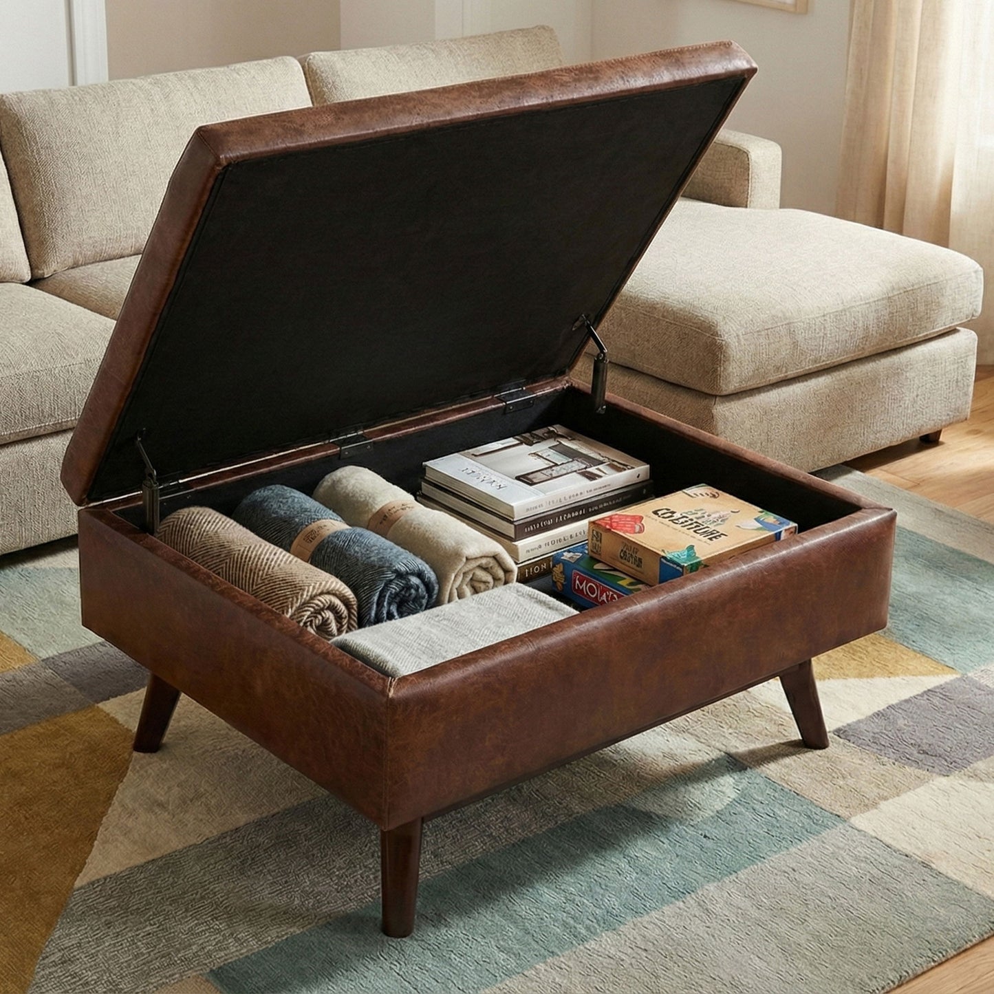 Owen - Upholstered Rectangular Storage Ottoman