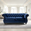 Chesterfield Button Tufted Loveseat With Rolled Arms