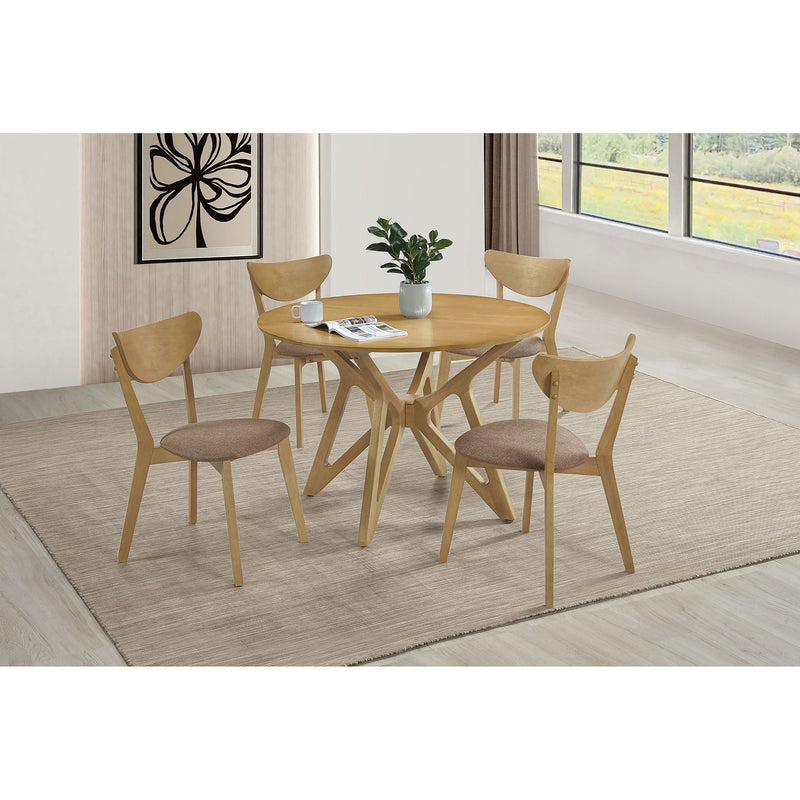 Barlow - Round Dining Table - Light Brown