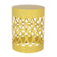 Outdoor Metal Large End Table, Modern Design