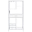 Draper - 5 Shelf LED Wine Cabinet With Pull Out Drawer - Gloss White