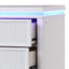 Opium - 5 Drawer Chest - White