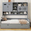 Daybed & All-In-One Cabinet And Shelf
