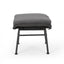 Outdoor Modern Boho Wicker Ottoman With Cushions (Set of 2)