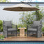 Modern Curved Aluminum Lounge Chair With Stylish Rope Weave Design And Cushioned Comfort For Outdoor