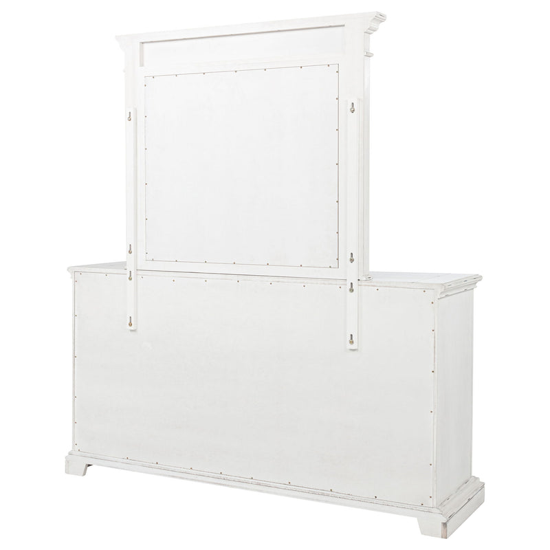 6 Drawer Dresser With Mirror - Vintage