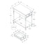 Accent Side Table, 2 Tier, Storage Drawer, Stylish Traditional Design