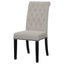 Tufted Rolled Backrest Side Chairs (Set of 2)
