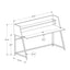 Computer Desk For Home Office, Laptop, Storage Shelves, Marble Look Contemporary & Modern