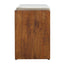 Pull Out Shoe Bench - Chestnut / Mud Linen