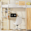 Loft Bed With L Shape Desk And Wardrobe