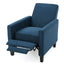 Upholstered Push Back Recliner Chair For Living Room